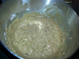 Don't worry, the batter tastes good!