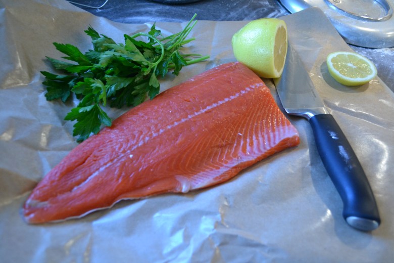 Sockeye, herbs and lemons... a perfect match