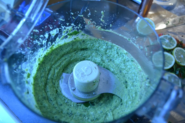 Look at that beautiful avocado puree