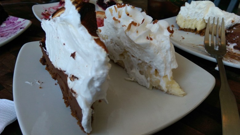 Coconut Creme and Mexican Chocolate Mousse