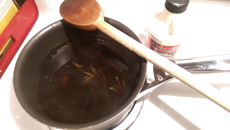 Lily's secret - rosemary and garlic in the au jus!