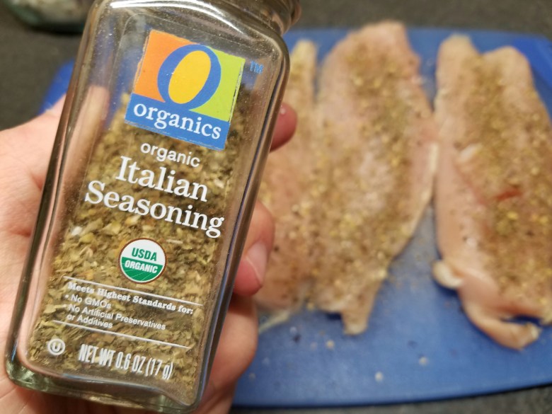 Just normal Italian seasoning.